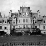 Pałac w Guzowie od ogrodu, lata 30. XX w.